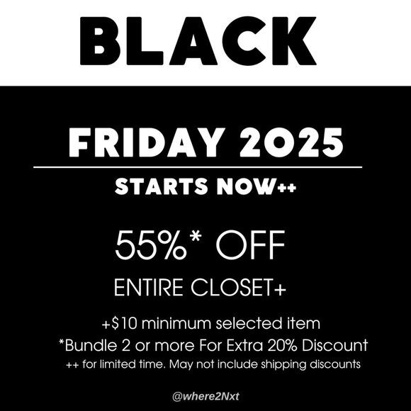 2-Piece @ Black Friday 35% Off Entire Closet * Starts NOW! 20% Off Bundle of 2+ - Picture 1 of 1
